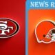 49ers vs Cleveland Browns Match Player Stats